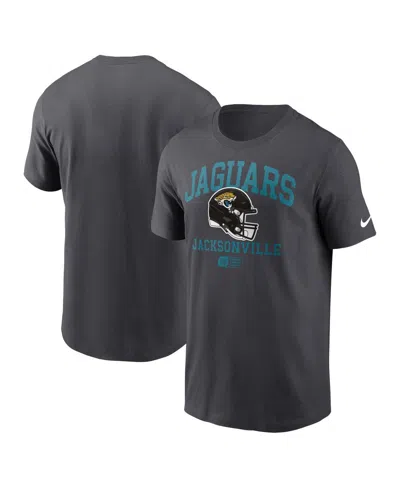 NIKE MEN'S ANTHRACITE JACKSONVILLE JAGUARS HELMET ESSENTIAL T-SHIRT