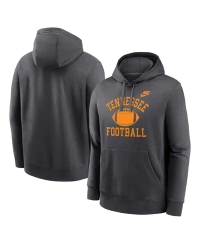 NIKE MEN'S ANTHRACITE TENNESSEE VOLUNTEERS LEGACY FOOTBALL ICON CLUB FLEECE PULLOVER HOODIE