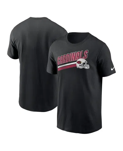 NIKE MEN'S BLACK ARIZONA CARDINALS ESSENTIAL BLITZ LOCKUP T-SHIRT