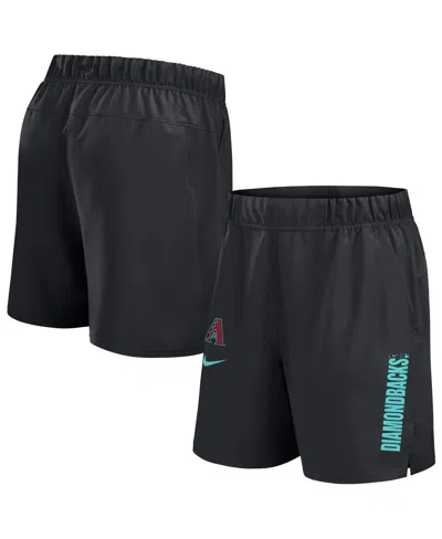 NIKE MEN'S BLACK ARIZONA DIAMONDBACKS WOVEN VICTORY PERFORMANCE SHORTS