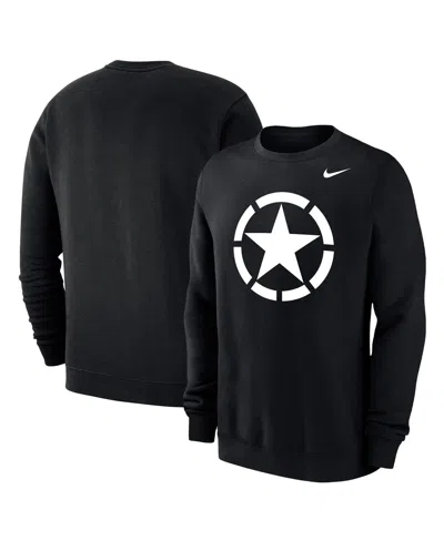 NIKE MEN'S BLACK ARMY BLACK KNIGHTS 2024 RIVALRY COLLECTION CLUB FLEECE SWEATSHIRT