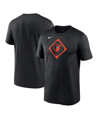 NIKE MEN'S BLACK BALTIMORE ORIOLES ICON LEGEND PERFORMANCE T-SHIRT