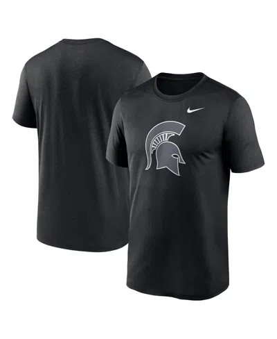NIKE MEN'S BLACK MICHIGAN STATE SPARTANS COLOR POP LOGO LEGEND T-SHIRT