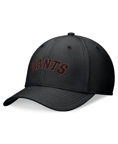NIKE MEN'S BLACK SAN FRANCISCO GIANTS EVERGREEN PERFORMANCE FLEX HAT