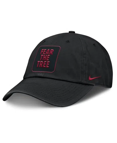 NIKE MEN'S BLACK STANFORD CARDINAL LOCAL CLUB ADJUSTABLE HAT