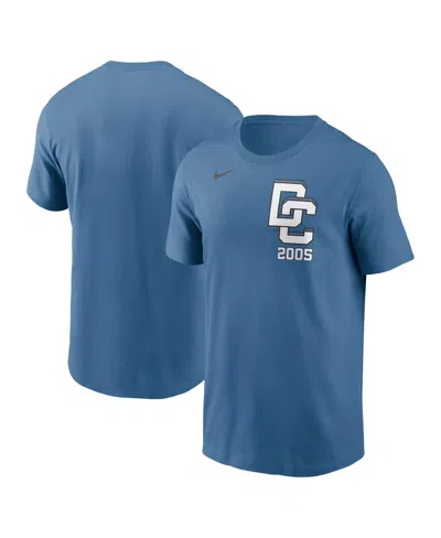 NIKE MEN'S BLUE WASHINGTON NATIONALS 2025 CITY CONNECT WORDMARK T-SHIRT