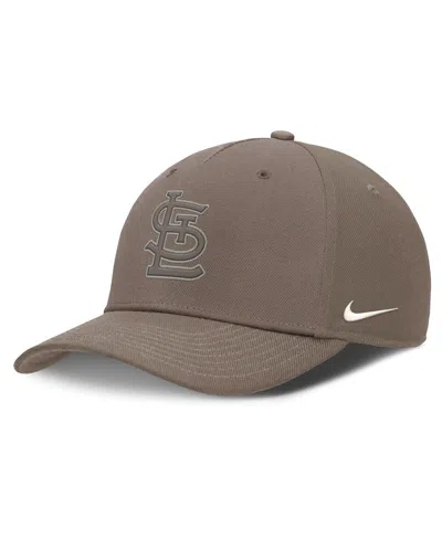 NIKE MEN'S BROWN ST. LOUIS CARDINALS RISE PERFORMANCE ADJUSTABLE HAT