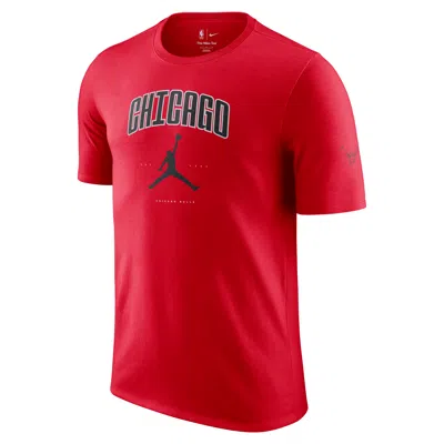 NIKE MEN'S CHICAGO BULLS ESSENTIAL JORDAN NBA T-SHIRT