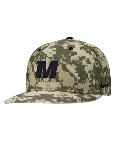 NIKE MEN'S DIGITAL CAMO MISSOURI TIGERS ON-FIELD BASEBALL PERFORMANCE FITTED HAT