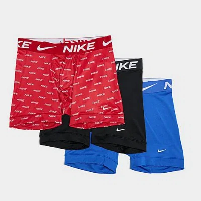 NIKE NIKE MEN'S DRI-FIT ESSENTIAL MICRO BOXER BRIEFS (3-PACK) SIZE LARGE POLYESTER/SPANDEX/MICROFIBER