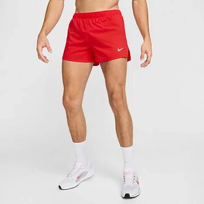 NIKE NIKE MEN'S FAST DRI-FIT BRIEF-LINED 3" RUNNING SHORTS SIZE LARGE 100% POLYESTER/KNIT