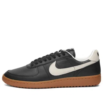 NIKE MEN'S FIELD GENERAL '82 SNEAKER IN BLACK/SAIL-GUM MEDIUM BROWN