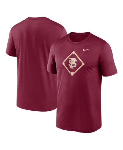 NIKE MEN'S GARNET FLORIDA STATE SEMINOLES LEGEND BASEBALL ICON PERFORMANCE T-SHIRT