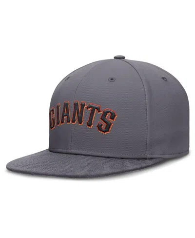 NIKE MEN'S GRAY SAN FRANCISCO GIANTS PERFORMANCE TRUE FITTED HAT