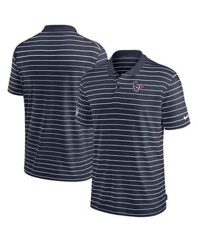 NIKE MEN'S NAVY HOUSTON TEXANS SIDELINE LOCK UP VICTORY PERFORMANCE POLO
