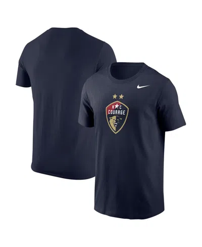 NIKE MEN'S NAVY NORTH CAROLINA COURAGE PRIMARY LOGO CORE T-SHIRT