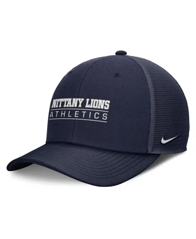 NIKE MEN'S NAVY PENN STATE NITTANY LIONS RISE ADJUSTABLE HAT