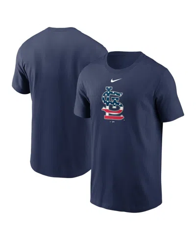 NIKE MEN'S NAVY ST. LOUIS CARDINALS AMERICANA T-SHIRT