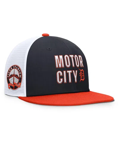 NIKE MEN'S NAVY/ORANGE DETROIT TIGERS PRO TRUCKER SNAPBACK HAT