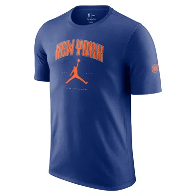 NIKE MEN'S NEW YORK KNICKS ESSENTIAL JORDAN NBA T-SHIRT