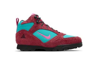 NIKE MEN'S NIKE ACG TORRE MID WP SNEAKERS IN TEAM RED/PINKSICLE/DUSTY CACTUS