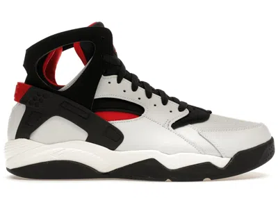 NIKE MEN'S NIKE AIR FLIGHT HUARACHE BLACK SNEAKERS IN PHOTON DUST/GYM RED/SAIL