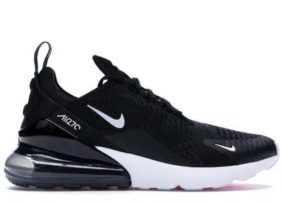 NIKE MEN'S NIKE AIR MAX 270 SNEAKERS IN BLACK/WHITE/SOLAR RED