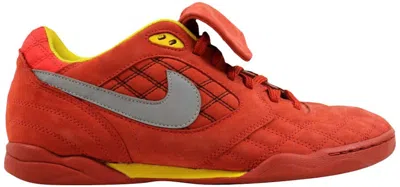 NIKE MEN'S NIKE AIR ZOOM TIEMPO TZ LAF TOKYO SNEAKERS IN CHILLING RED/METALLIC SILVER/VOLTAGE YELLOW