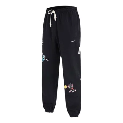 NIKE Men's Nike Basketball Athleisure Casual Sports Long Pants/Trousers Autumn Black