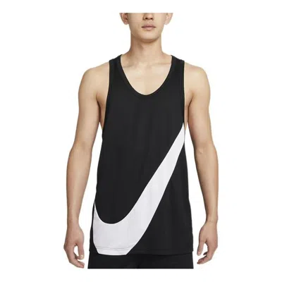 NIKE Men's Nike Big Swoosh Training Quick Dry Breathable Basketball Jersey/Vest Black