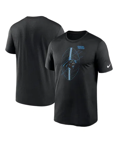 NIKE MEN'S NIKE BLACK CAROLINA PANTHERS LEGEND ICON PERFORMANCE T-SHIRT