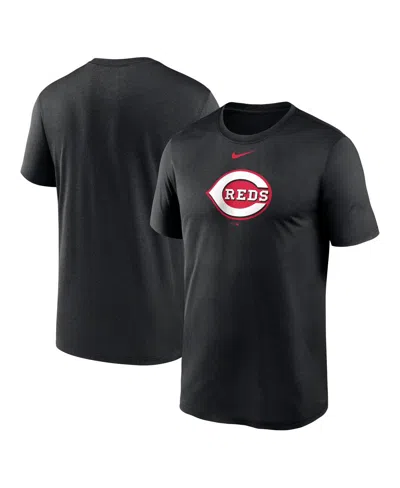NIKE MEN'S NIKE BLACK CINCINNATI REDS NEW LEGEND LOGO T-SHIRT