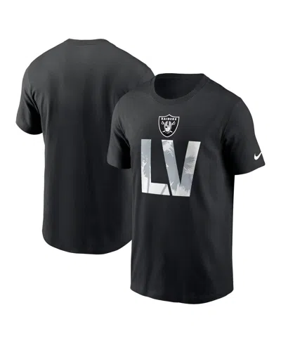 NIKE MEN'S NIKE BLACK LAS VEGAS RAIDERS LOCAL ESSENTIAL T-SHIRT