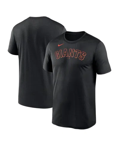 NIKE MEN'S NIKE BLACK SAN FRANCISCO GIANTS NEW LEGEND WORDMARK T-SHIRT