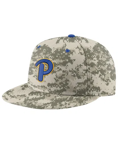 NIKE MEN'S NIKE CAMO PITT PANTHERS AERO TRUE BASEBALL PERFORMANCE FITTED HAT