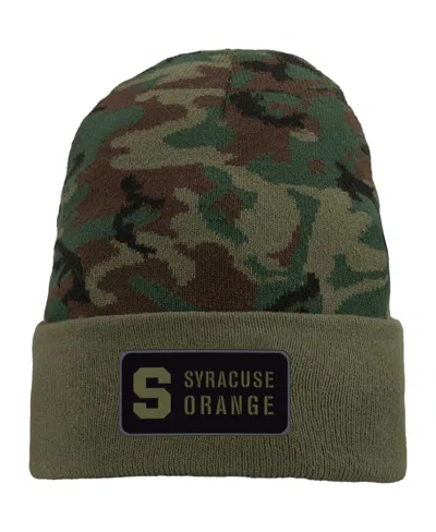 NIKE MEN'S NIKE CAMO SYRACUSE ORANGE MILITARY-INSPIRED PACK CUFFED KNIT HAT