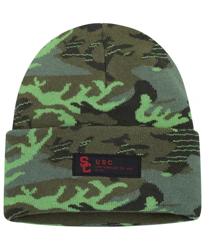NIKE MEN'S NIKE CAMO USC TROJANS VETERANS DAY CUFFED KNIT HAT