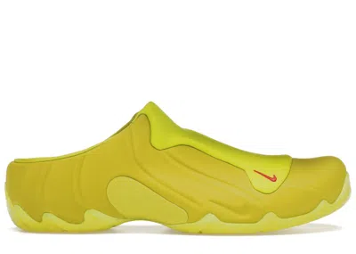 NIKE MEN'S NIKE CLOGPOSITE SNEAKERS IN BRIGHT CACTUS/PICANTE RED