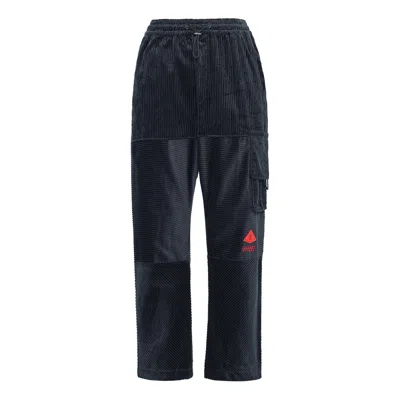 NIKE Men's Nike Corduroy Cargo Casual Straight Long Pants/Trousers Black