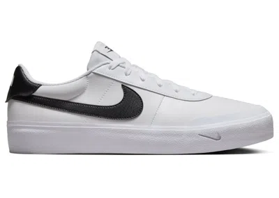 NIKE MEN'S NIKE COURT SHOT SNEAKERS IN WHITE/BLACK