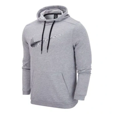NIKE Men's Nike Dri-fit Casual Pullover Training Dark Grey