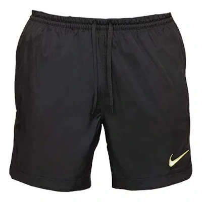 NIKE Men's Nike F.c. Soccer/Football Athleisure Casual Sports Lightweight Woven Shorts Black