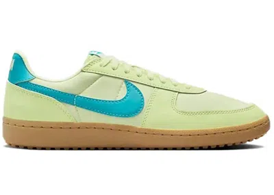 NIKE MEN'S NIKE FIELD GENERAL '82 SNEAKERS IN BARELY VOLT/DUSTY CACTUS/GUM LIGHT BROWN