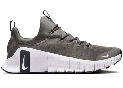 NIKE MEN'S NIKE FREE METCON 6 SNEAKERS IN FLAT PEWTER/ANTHRACITE/SUMMIT WHITE