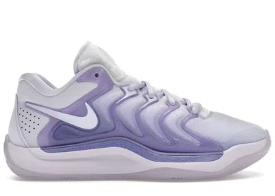 NIKE MEN'S NIKE KD 17 B.A.D. SNEAKERS IN DUSTY AMETHYST/HYDRANGEAS/AMETHYST TINT