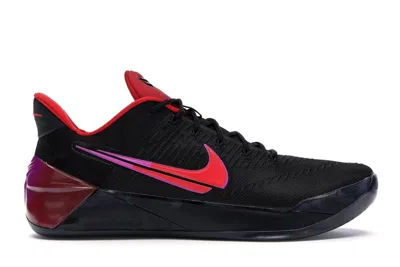 NIKE MEN'S NIKE KOBE A.D. FLIP THE SWITCH SNEAKERS IN BLACK/UNIVERSITY RED/HYPER VIOLET