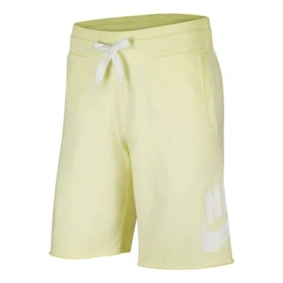 NIKE Men's Nike Lacing Distress Casual Green Shorts