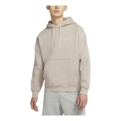 NIKE Men's Nike Logo Embroidered Solid Color Fleece Lined Yellow