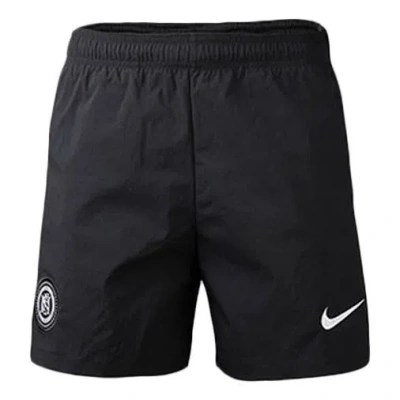 NIKE Men's Nike Logo Woven Sports Black Shorts