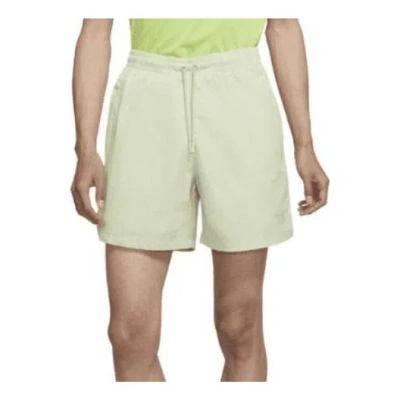 NIKE Men's Nike NAI-KE Cha Nai-Ke Cha Series Solid Color Breathable Lacing Straight Shorts Light Olive Gr